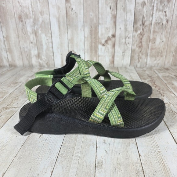 Chaco Shoes - Chaco ZX/2 Classic Sandals Women's Size 9 Green Strappy Adjustable Sport Vibram